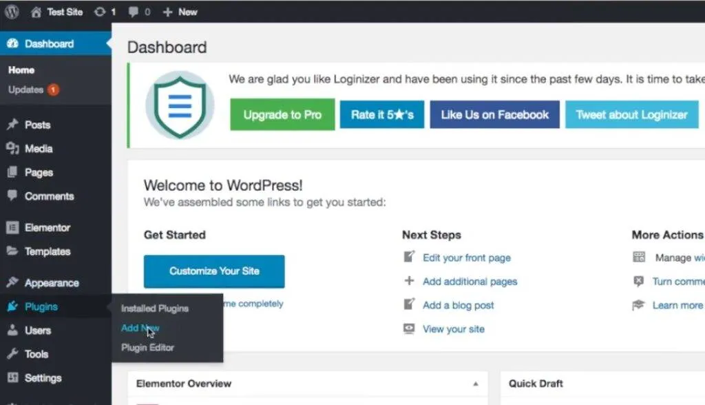 WordPressにYoastSEOプラグインをインストールする、ステップ1