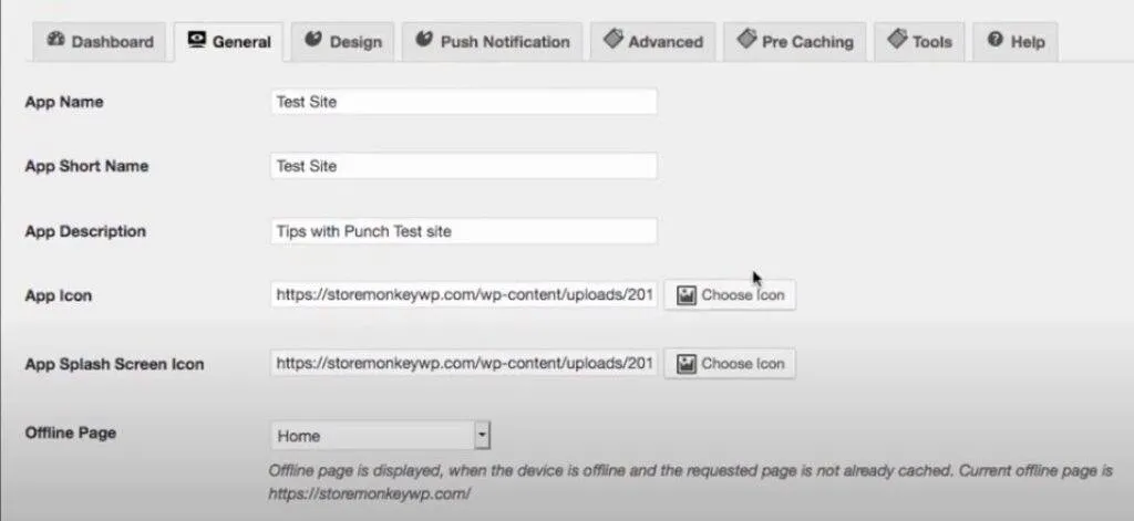 Einrichten der PWA WordPress App - Bild 1