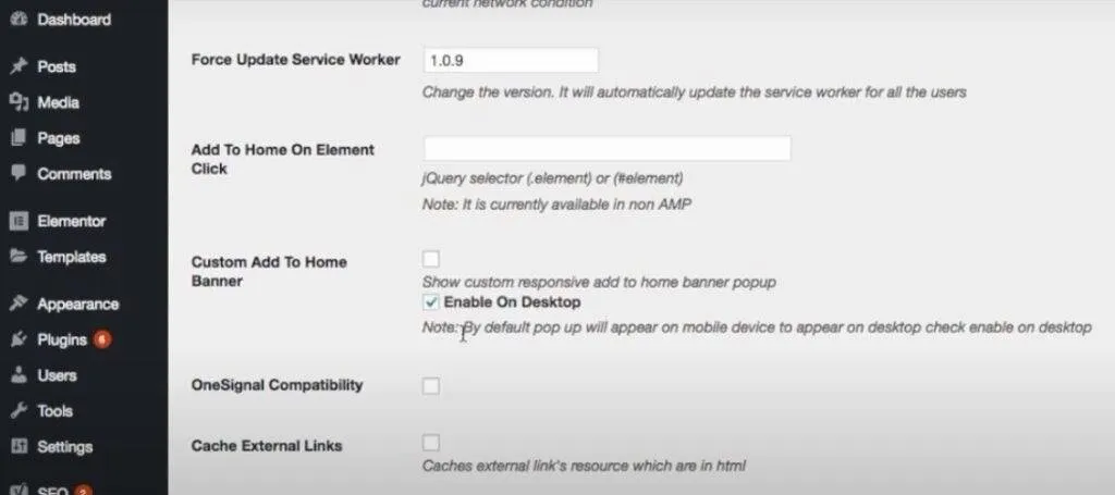 Einrichten der PWA WordPress App – Bild 4