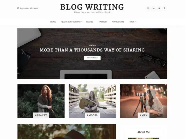 Escritura de blogs
