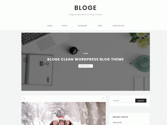 Blog tema de WordPress