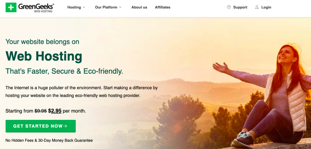 Hosting web GreenGeeks