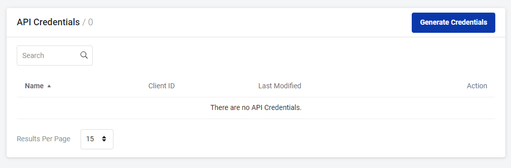 generate api creds stackpath