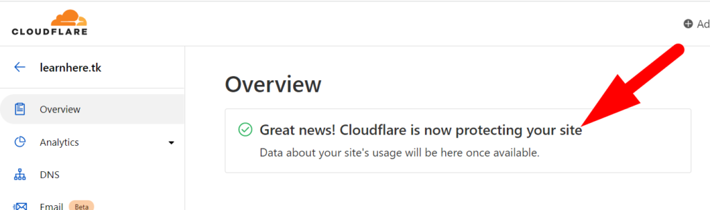 Cloudflare protegendo seu site -redserverhost