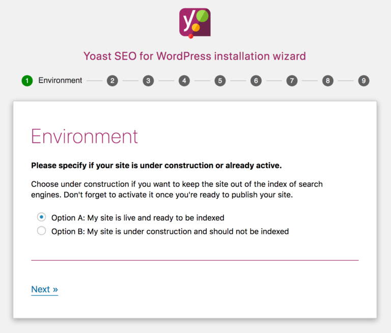 yoast 設置嚮導