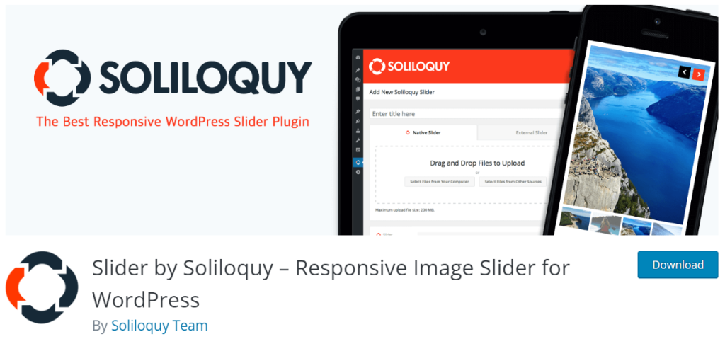 Plugin Soliloquy untuk Situs WordPress