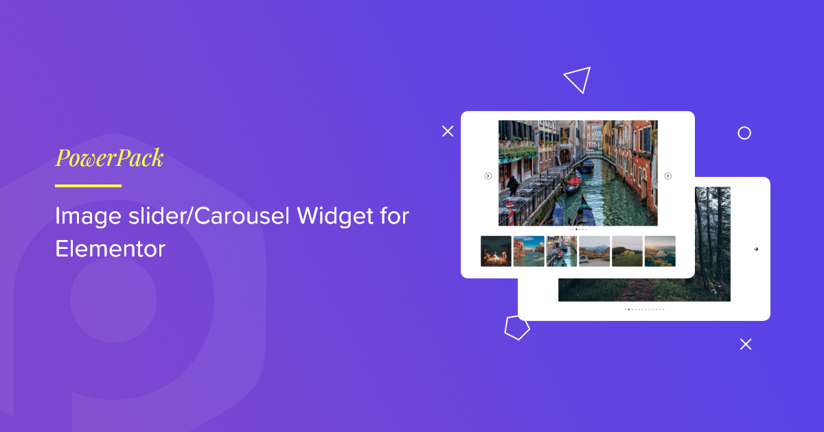 Widget PowerPack Image Slider/Carousel untuk pembuat halaman Elementor
