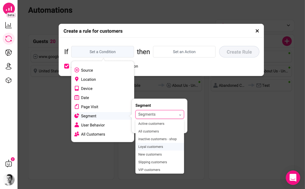 忠實的 WooCommerce 用戶群 - 細分
