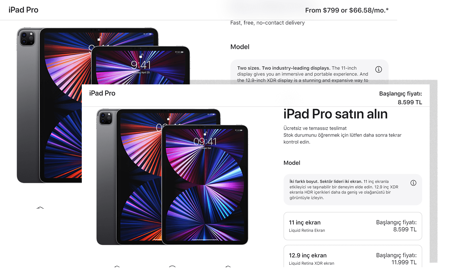 Apple - harga regional