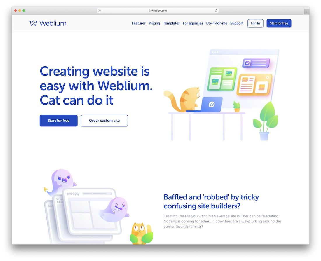 weblium 音樂家網站建設者