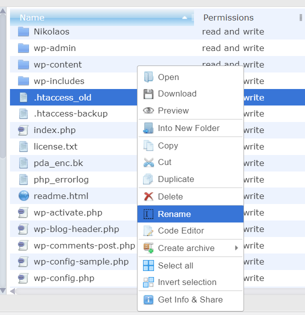 pfo-rename-wordpress-htaccess-файл