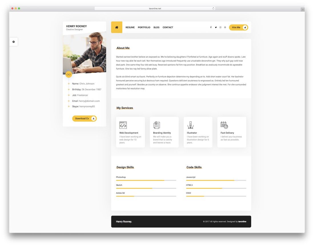 szablon CV mat