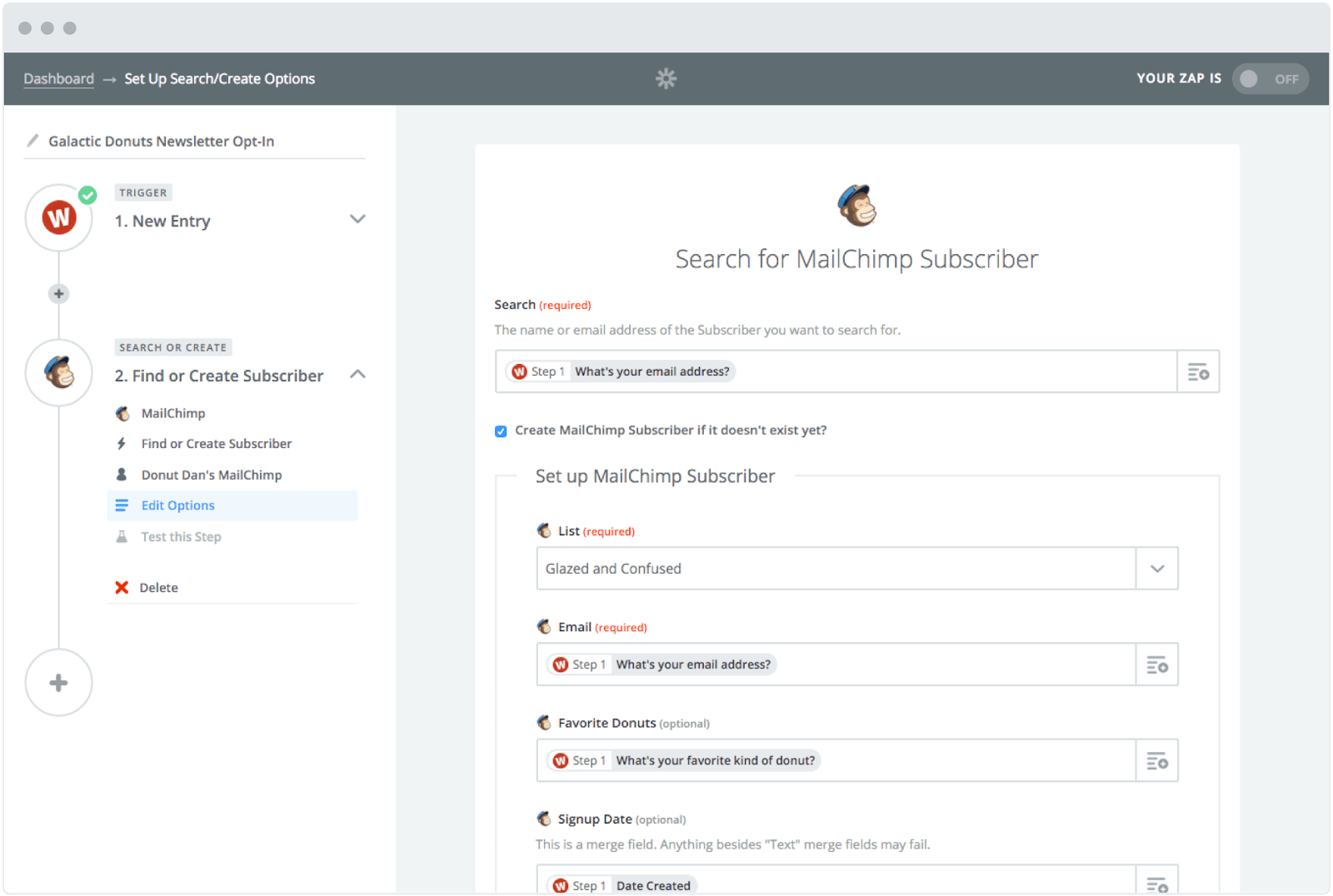 工作流程自動化軟件：Zapier