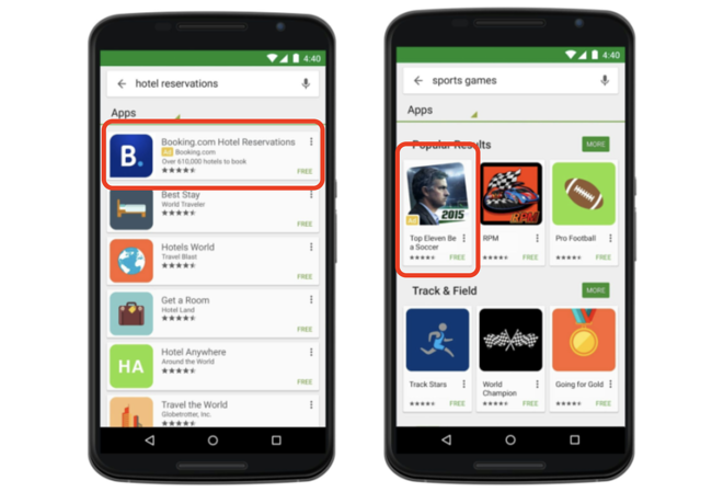 Google Ads应用程序广告系列的类型