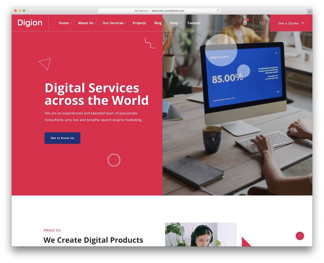 tema de wordpress de marketing digital