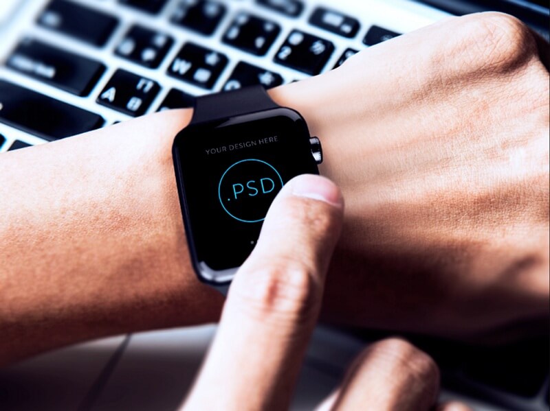 Berühren einer Apple Watch