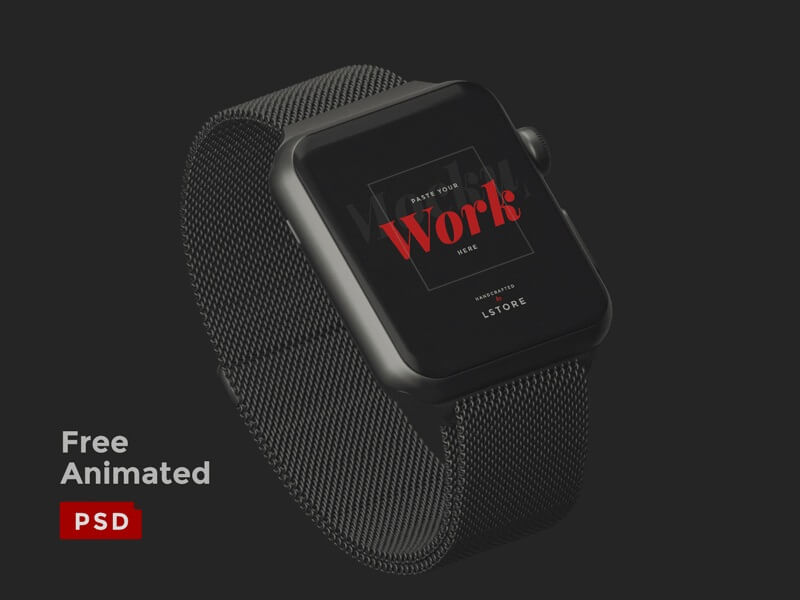Animierte Apple Watch