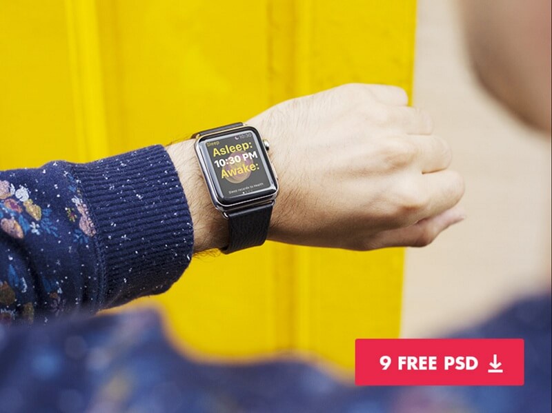 Apple Watch Mockup-Set
