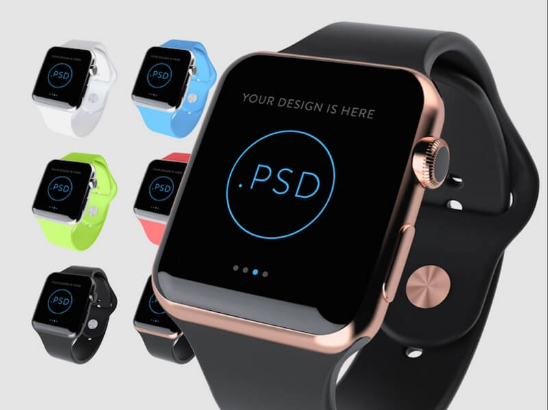 Apple Watch in 6 Farben