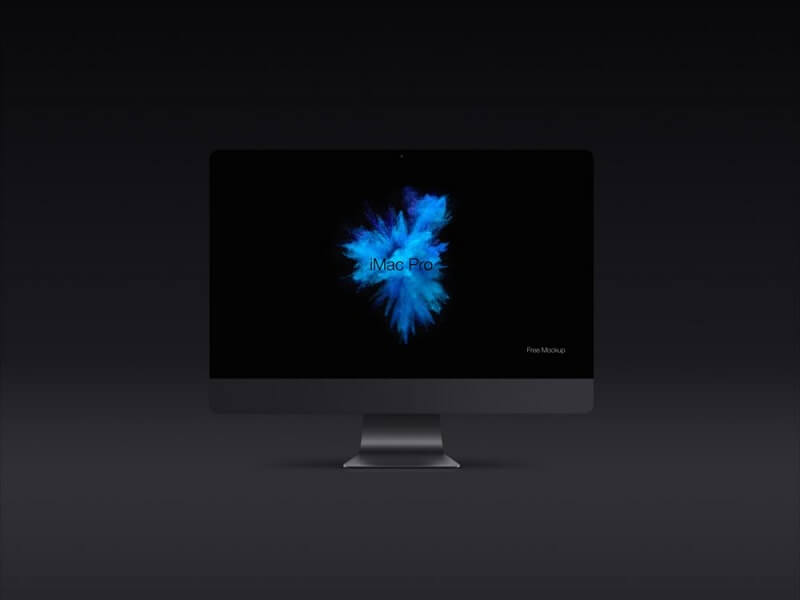 Forme vettoriali iMac Pro
