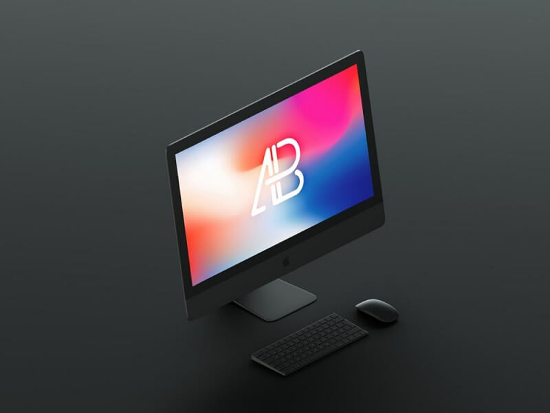 iMac Pro isometrico nero opaco