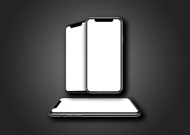 Set di iPhone X pulito