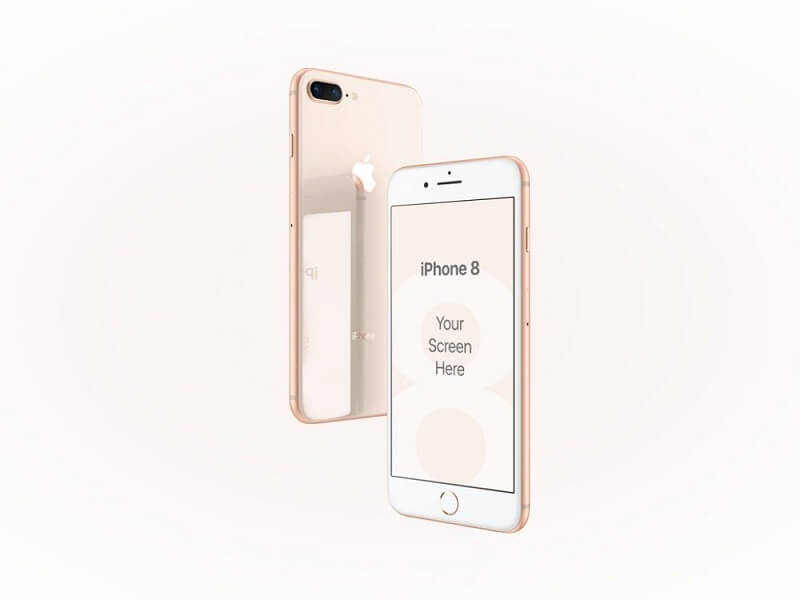 Vetrina dello schermo dell'iPhone 8 Plus
