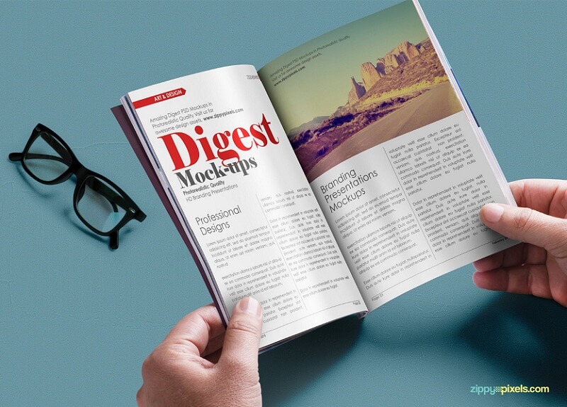 Revista tamanho resumo