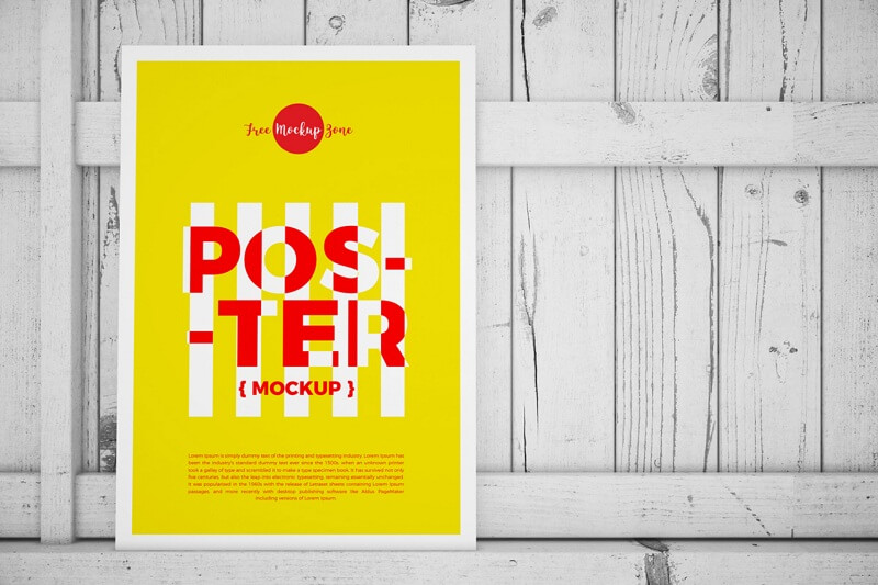 Affiche Debout sur Bois