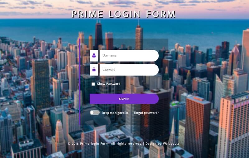 Modulo di accesso Prime