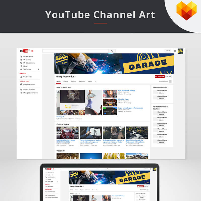 Art de la chaîne YouTube