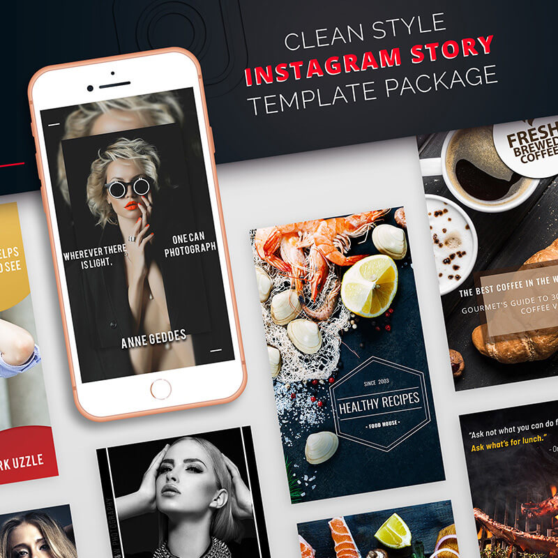 Histoire Instagram de style épuré