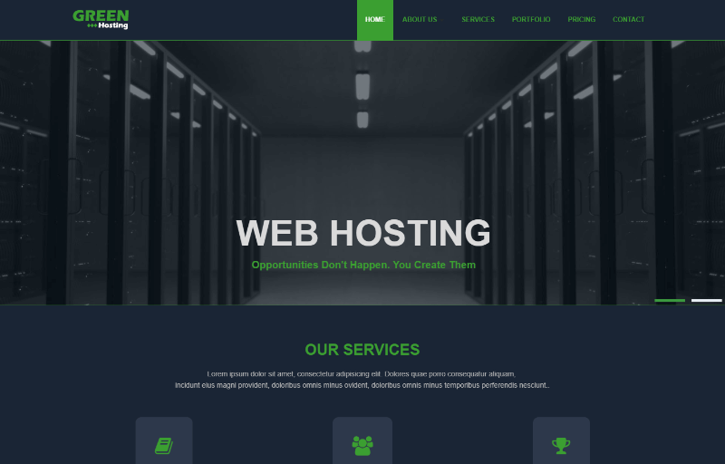 Hosting Hijau