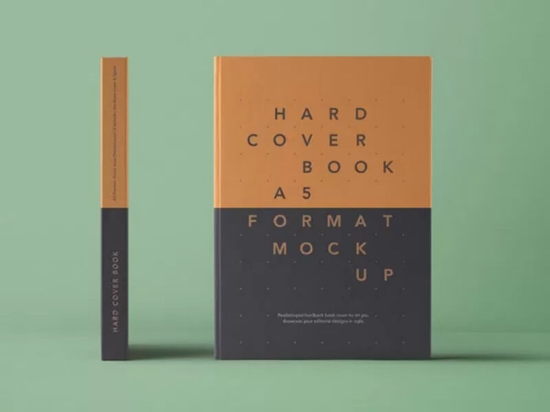Книга в твердом переплете формата А5