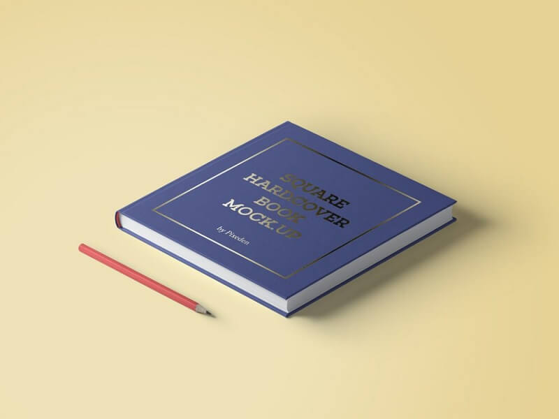 Квадратная книга в твердом переплете