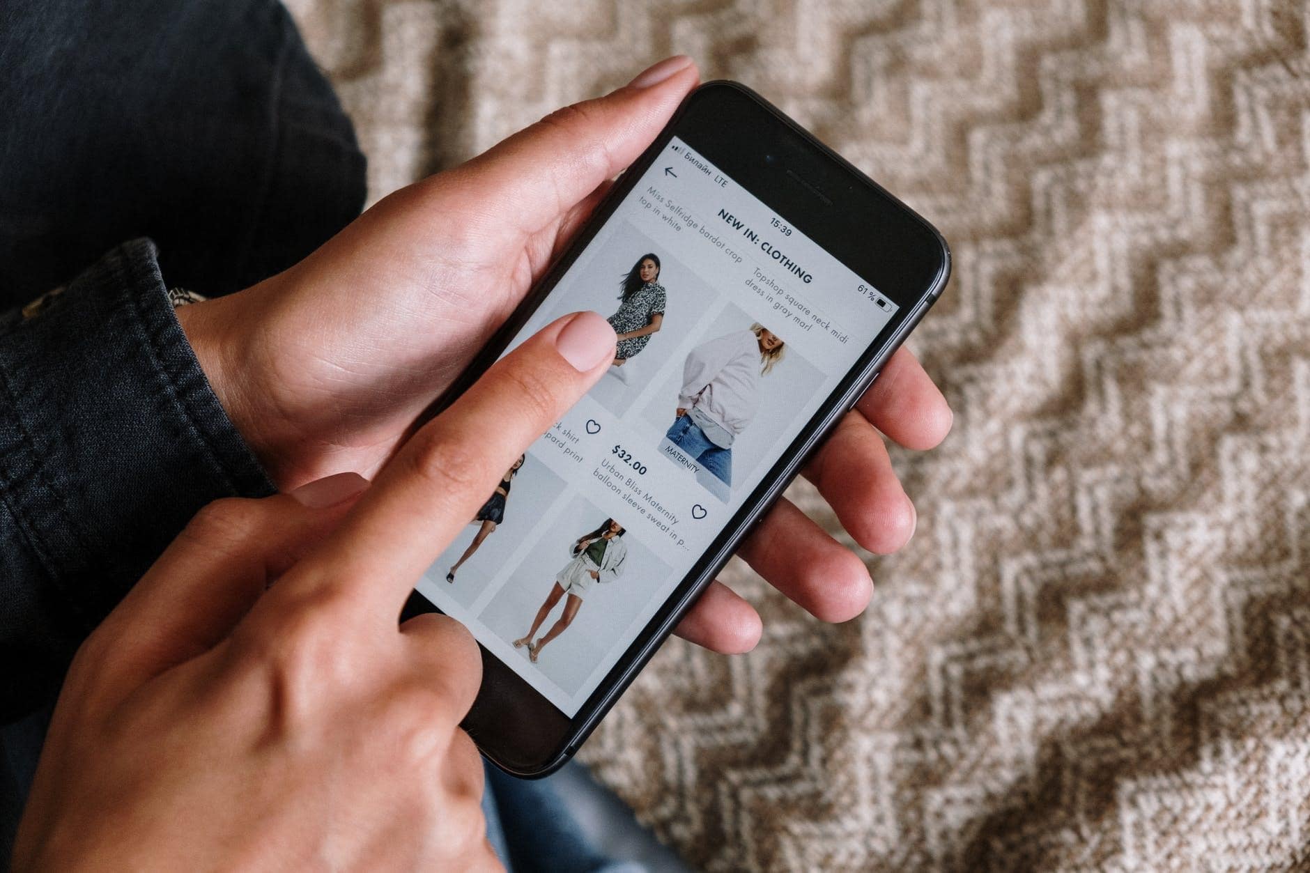 Eine für Mobilgeräte optimierte Website