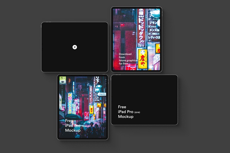 Kostenloses iPad Pro-Mockup