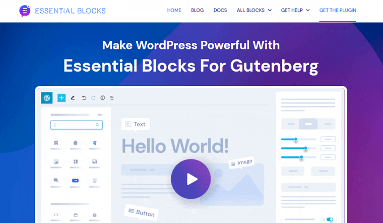 บล็อกที่จำเป็นสำหรับ Gutenberg