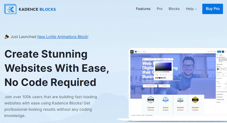 Kadence Blocks สำหรับปลั๊กอิน WordPress Accordion Block