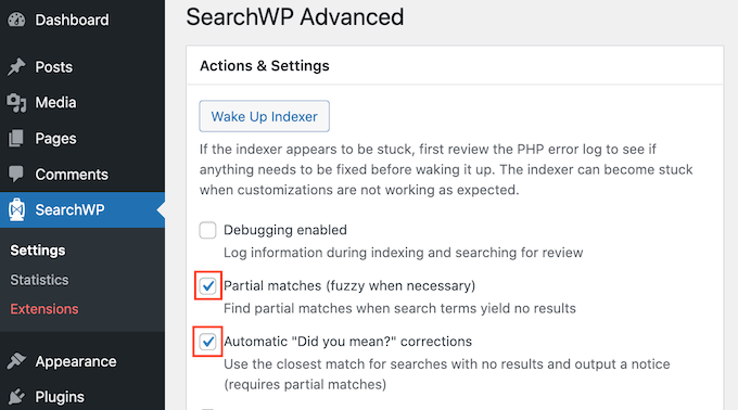 Włączanie wyszukiwania rozmytego w SearchWP Enabling fuzzy search in SearchWP