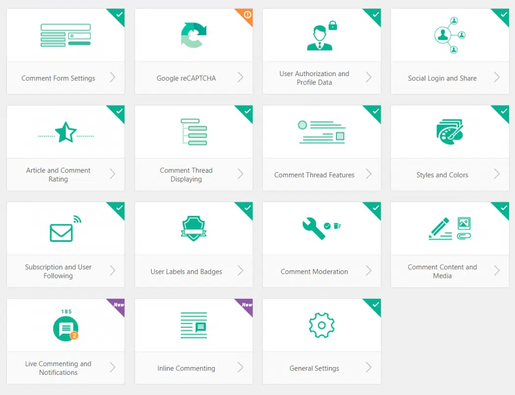 wpDiscuz features