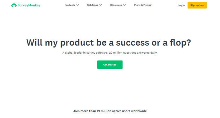 SurveyMonkey アンケート SaaS ソリューション