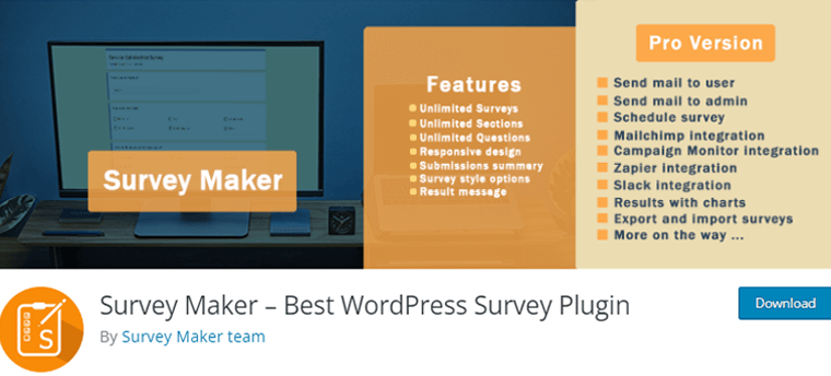 Survey Maker WordPress アンケートプラグイン