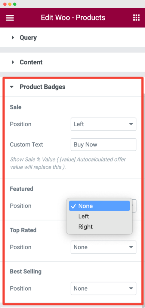 carousel.png の上に製品バッジを表示する
