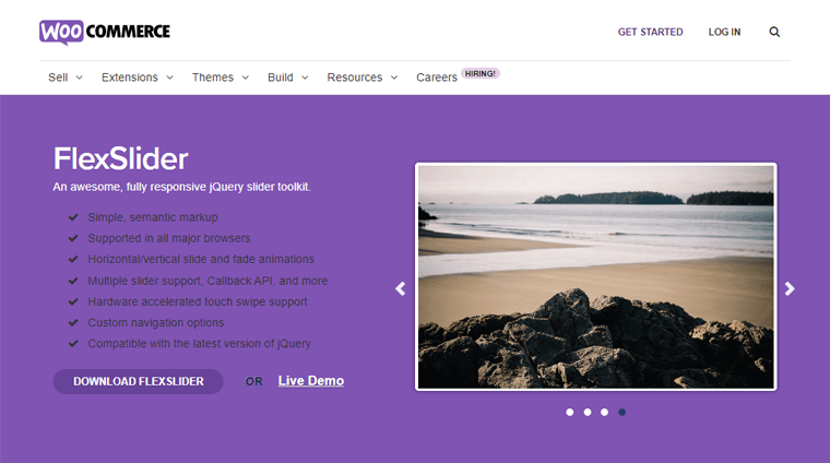 FlexSlider - Cele mai bune pluginuri Slider pentru WordPress