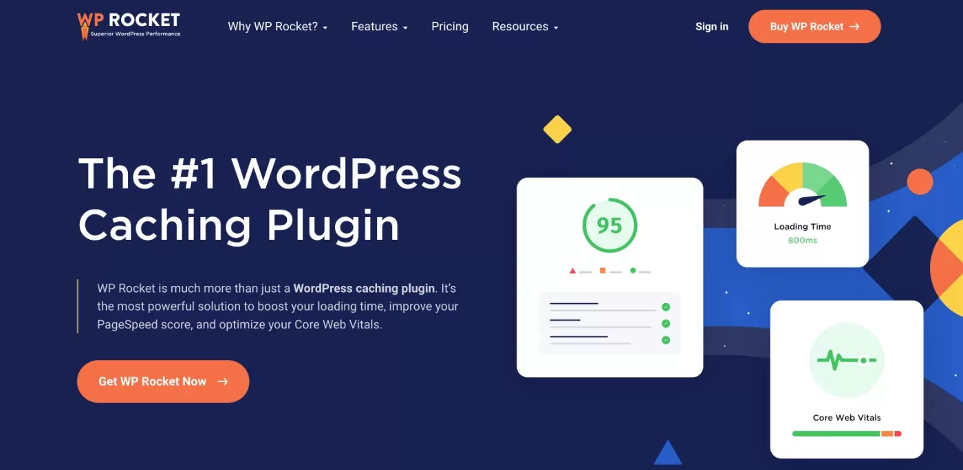 WP Rocket เป็นหนึ่งในปลั๊กอิน WordPress ที่มีประโยชน์ที่สุด