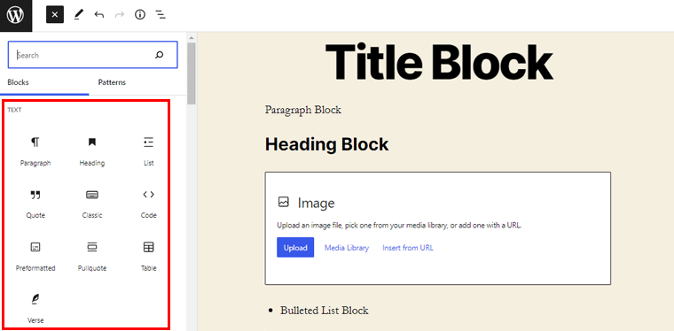 WordPress-Blöcke