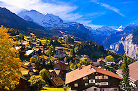Wengen, 瑞士阿尔卑斯山, 伯尔尼州, 瑞士
