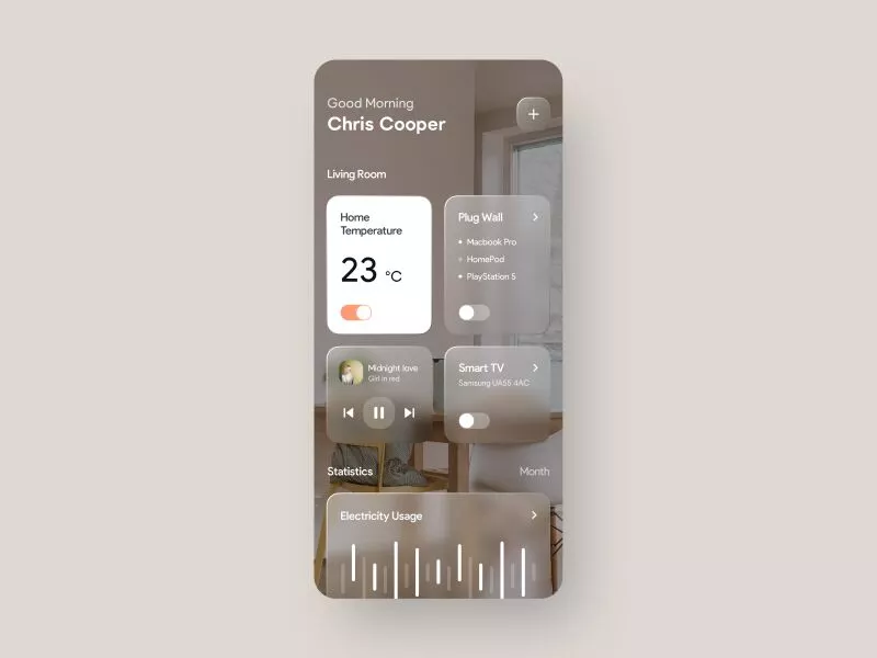 smart-home-manager-app-design-with-glassmorphism