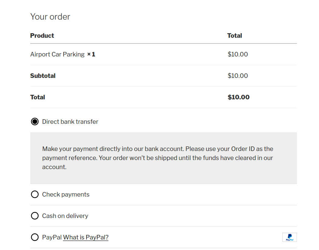 WooCommerce チェックアウト ページ 2 でカートの詳細を変更する方法 Cart details table without Quantity and Delete icon - How to modify the cart details on WooCommerce checkout page
